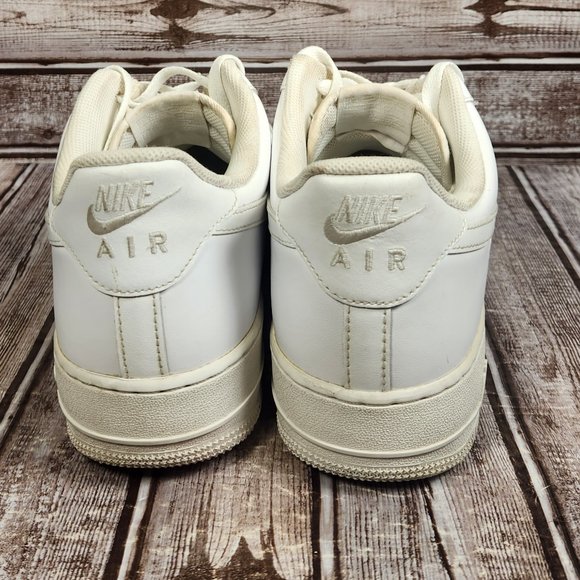NIKE AIR FORCE 1 \'07 Men’s 13 Low Triple White Athletic Shoe Sneaker 318122-111 main image 6